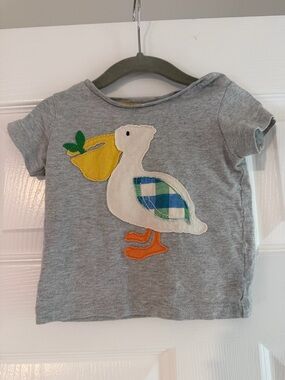 Baby Boden Pelican Appliqué Tee